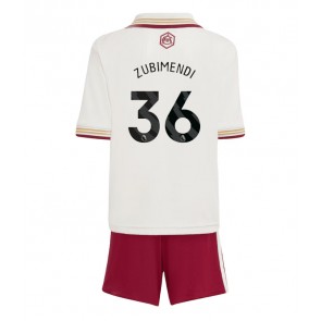 Arsenal Martin Zubimendi #36 Tredjetrøje Børn 2025-26 Kortærmet (+ Korte bukser)